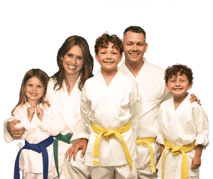 Martial Arts Lessons for Families in Lake Jackson TX - Group Family for Martial Arts Footer Banner